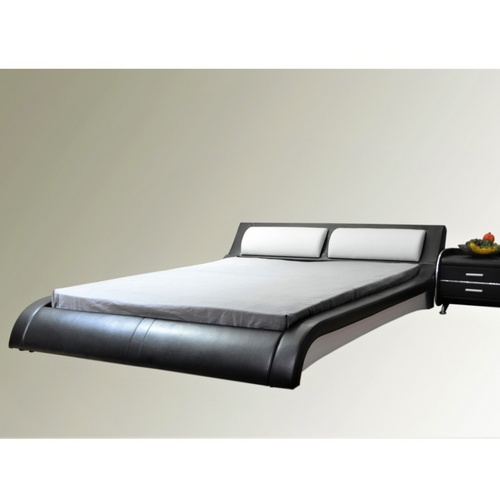 Huayang Wholesale Customized Black PULeather Flat Bed Home Bedroom Furniture