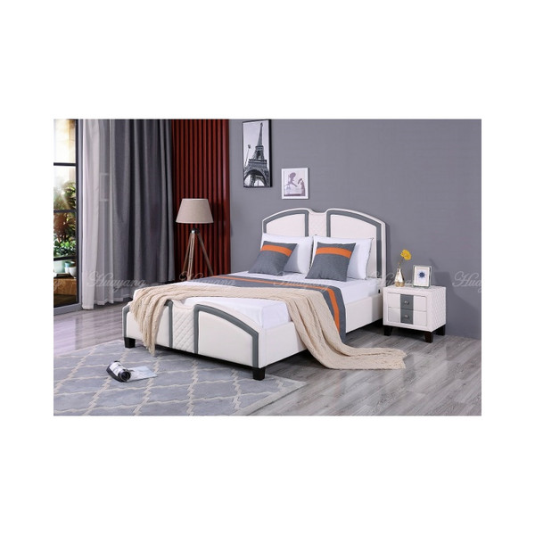 Customized Huayang Home Furniture Manufacture Queen & King Size Flat Bed Frame