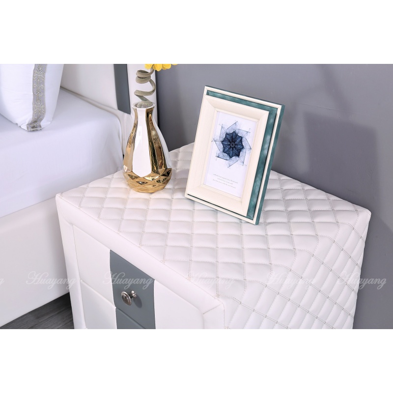 Customized Huayang Home Furniture Manufacture Queen & King Size Flat Bed Frame