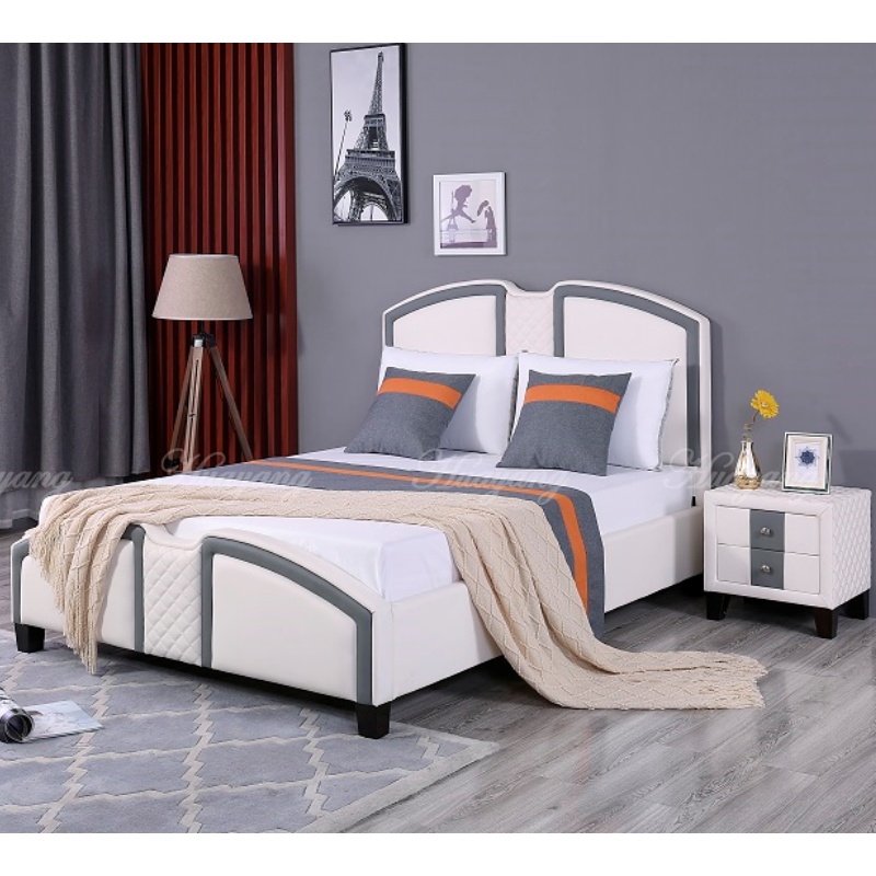 Customized Huayang Home Furniture Manufacture Queen & King Size Flat Bed Frame