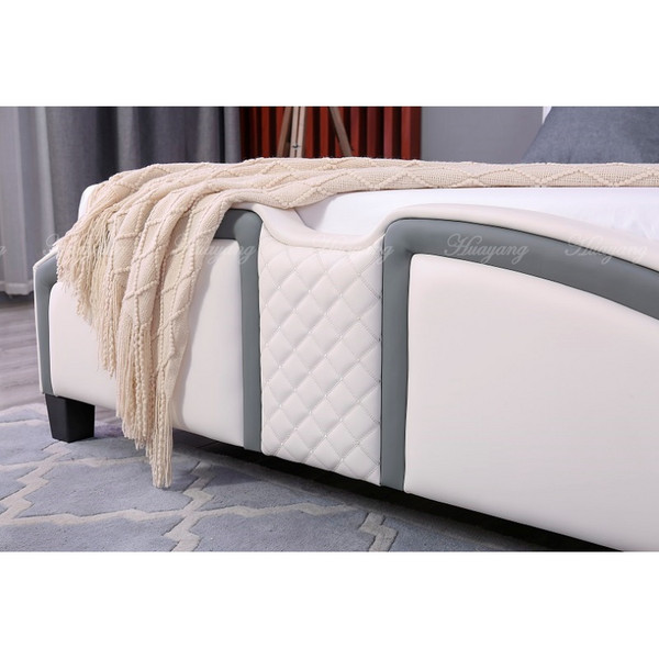 Customized Huayang Home Furniture Manufacture Queen & King Size Flat Bed Frame