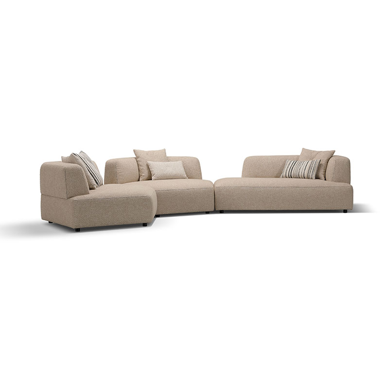 Living room light color sofa