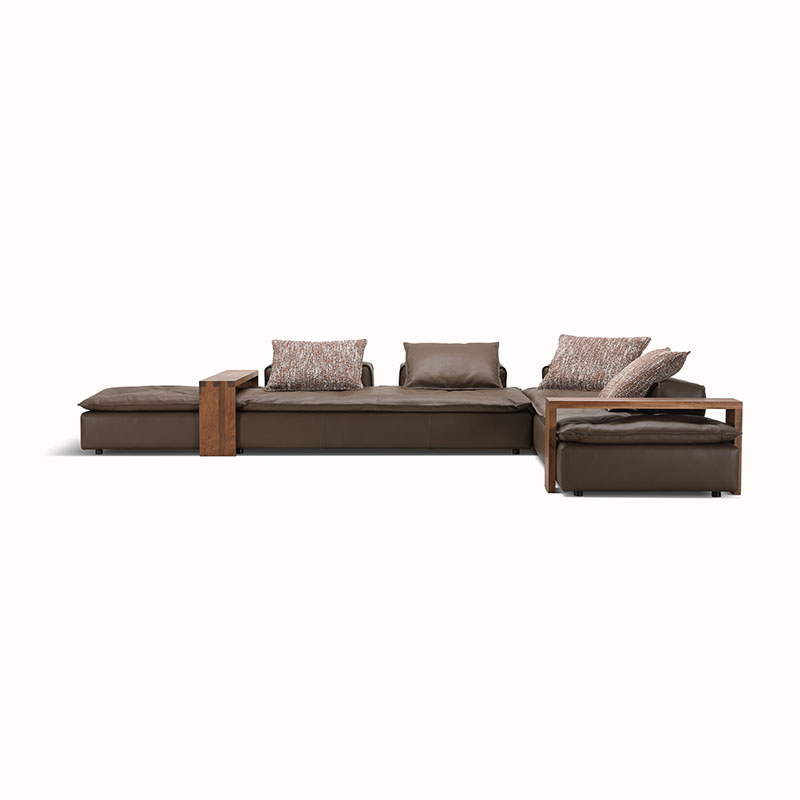 Modern minimalist Italian living room sofa set