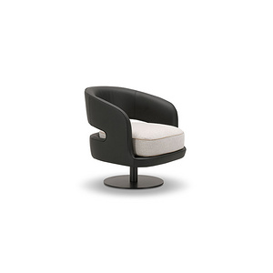 Rotatable leisure chair in the living room