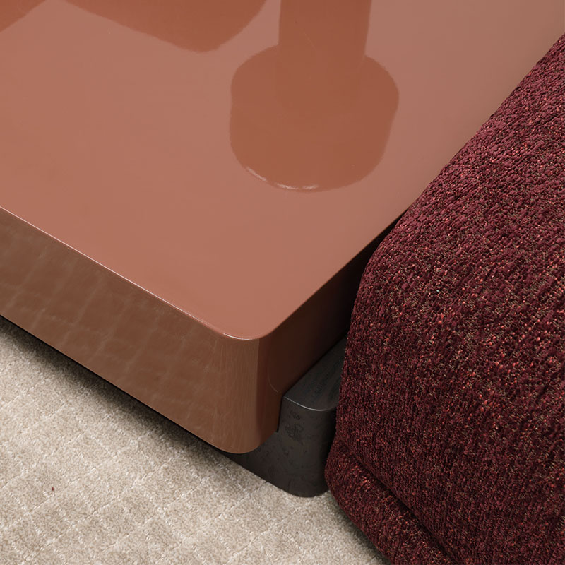 Living room light color sofa