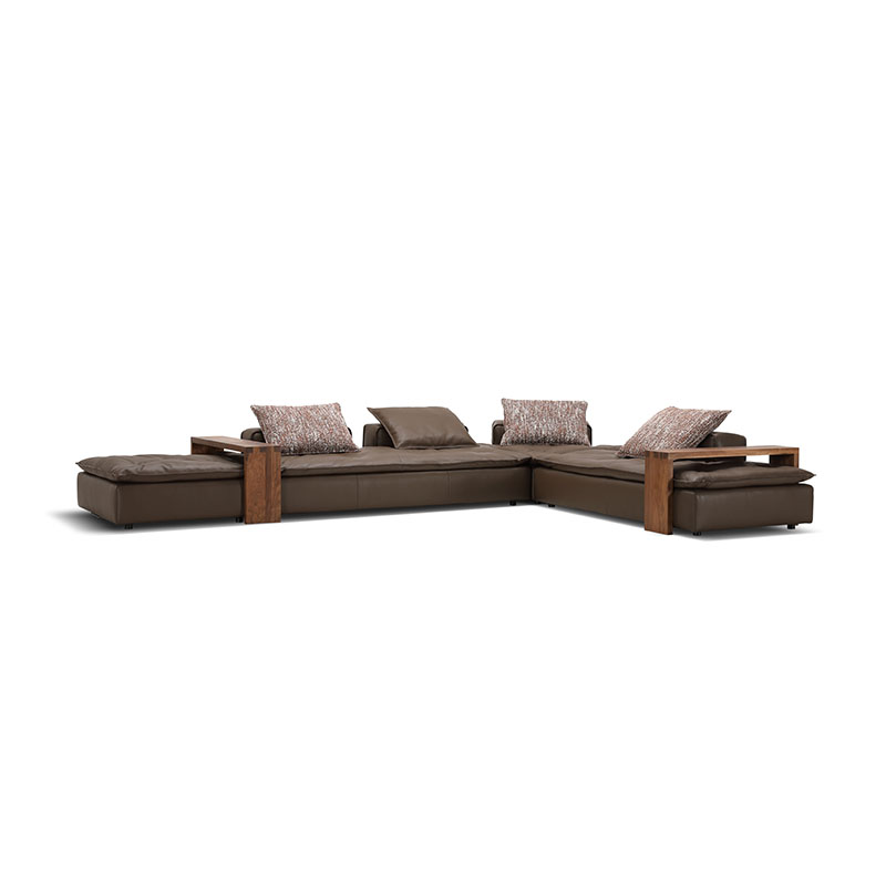 Modern minimalist Italian living room sofa set