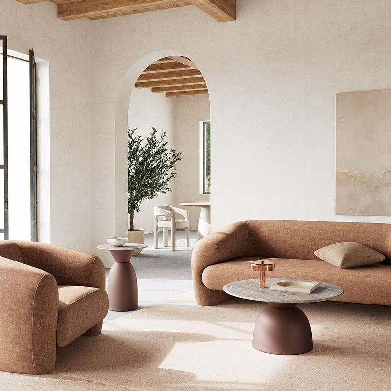 Brenham sofa with Santorini coffee table
