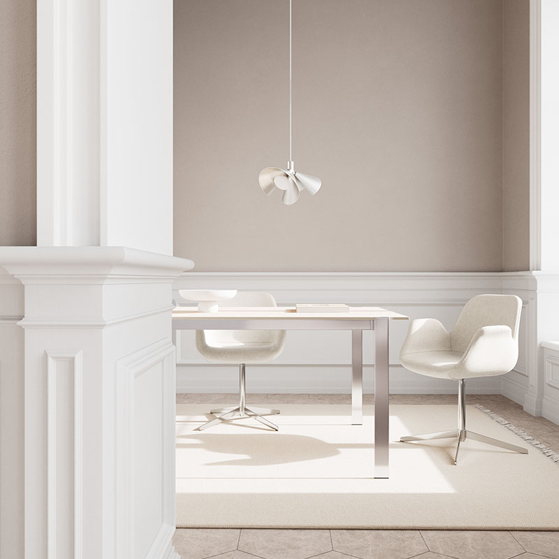 Milano dining table with Beth chairs