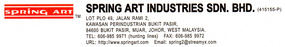 Spring Art Industries Sdn Bhd